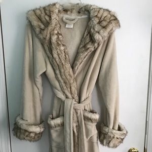 Pottery Barn long plush robe